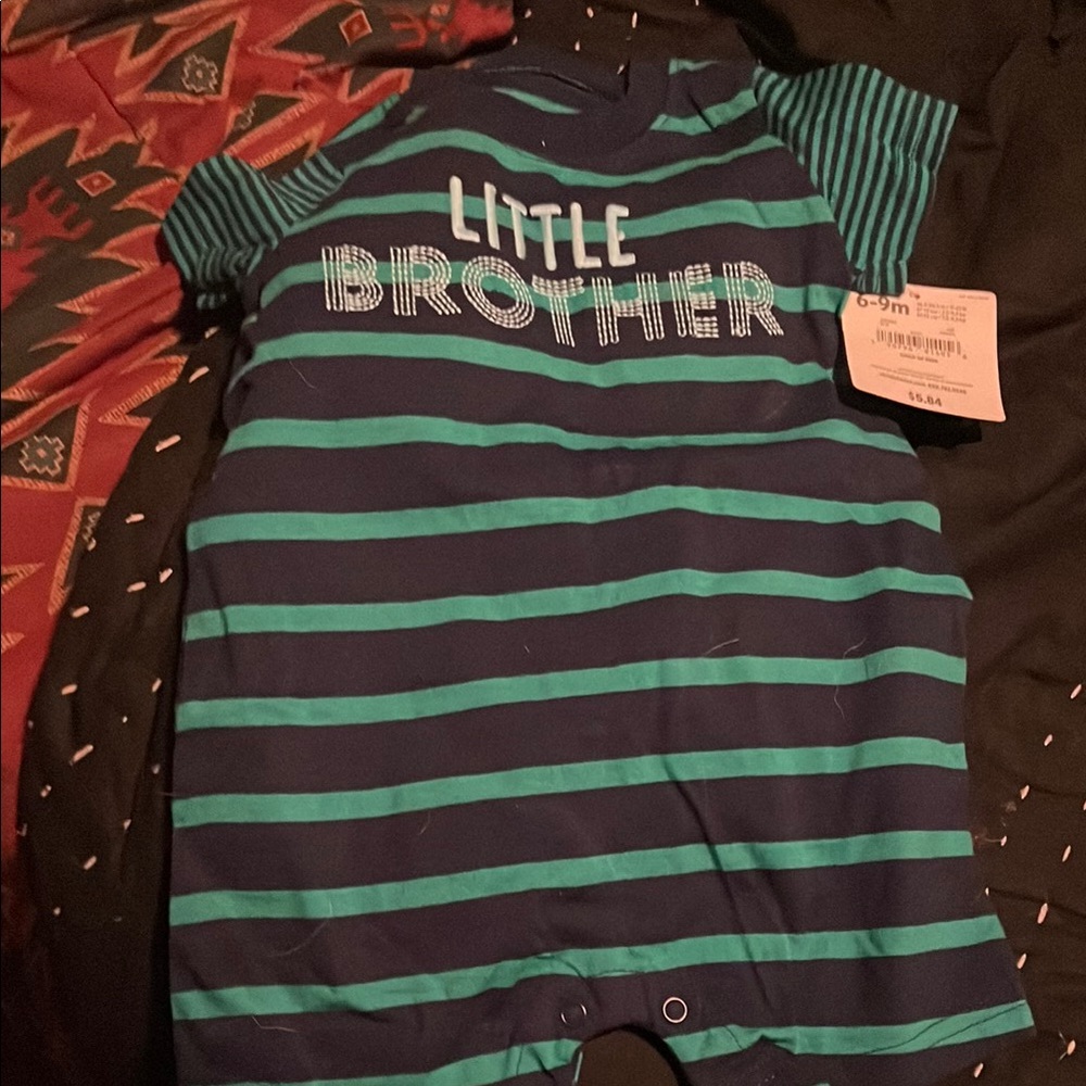 Little Brother Striped One Piece